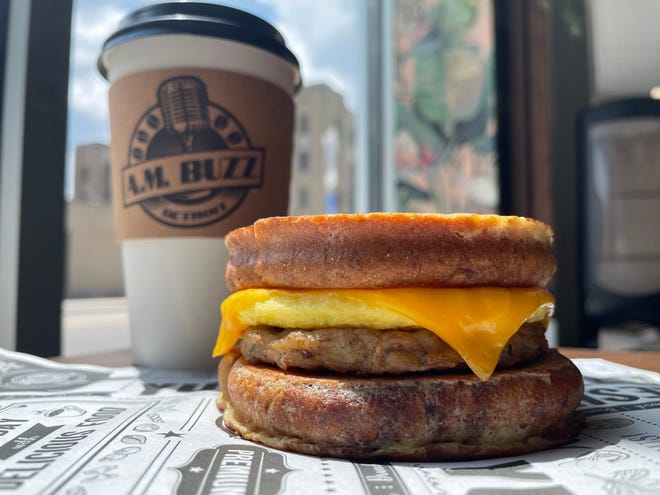 A.M. Buzz is a new coffee shop that will open Monday, July 7, in downtown Detroit offering coffee drinks, breakfast sandwiches and grab-and-go items.